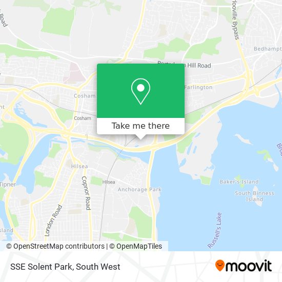 SSE Solent Park map
