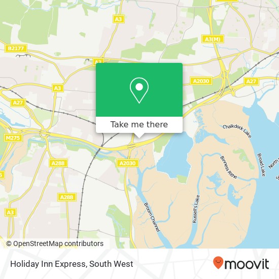 Holiday Inn Express map