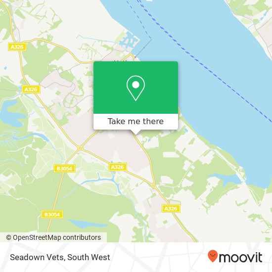 Seadown Vets map