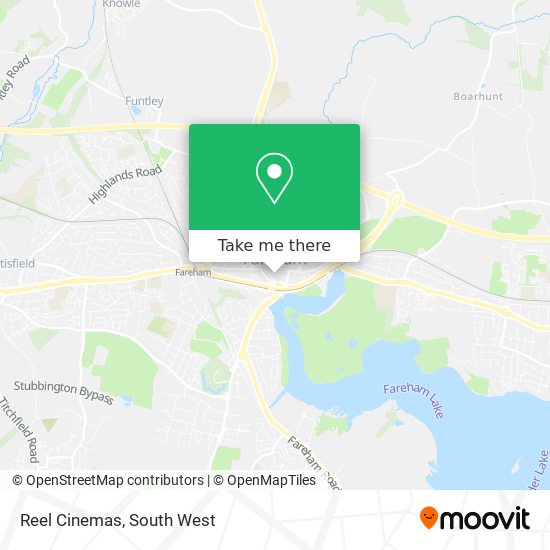 Reel Cinemas map