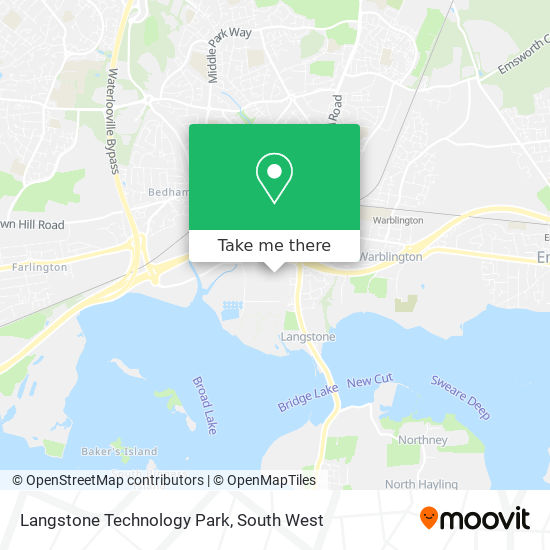 Langstone Technology Park map
