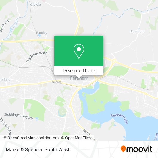 Marks & Spencer map