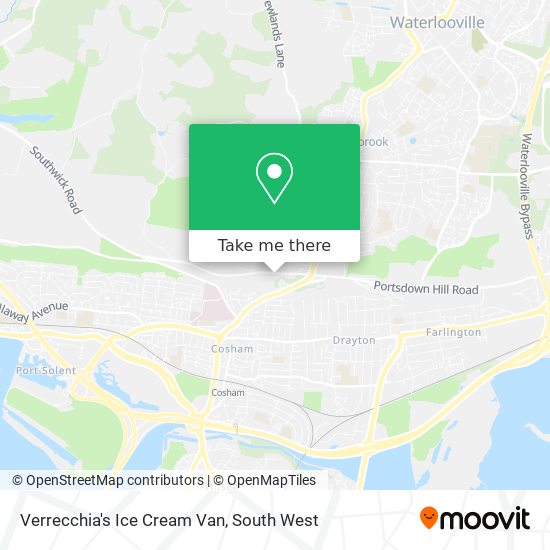 Verrecchia's Ice Cream Van map