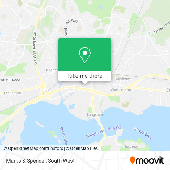 Marks & Spencer map