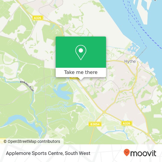 Applemore Sports Centre map