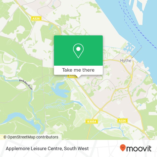 Applemore Leisure Centre map