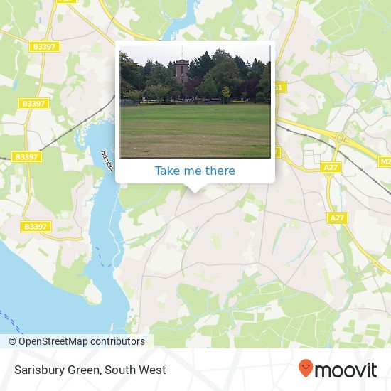 Sarisbury Green map