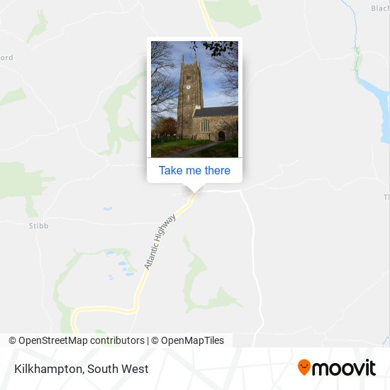 Kilkhampton map