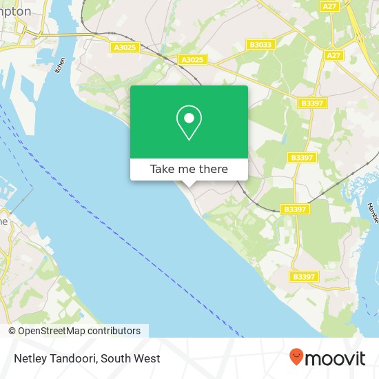 Netley Tandoori map