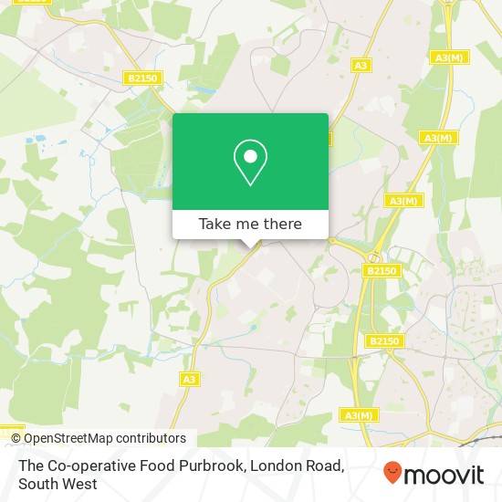 The Co-operative Food Purbrook, London Road map