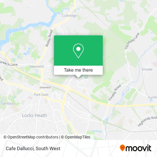 Cafe Dallucci map
