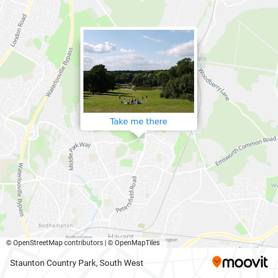Staunton Country Park map