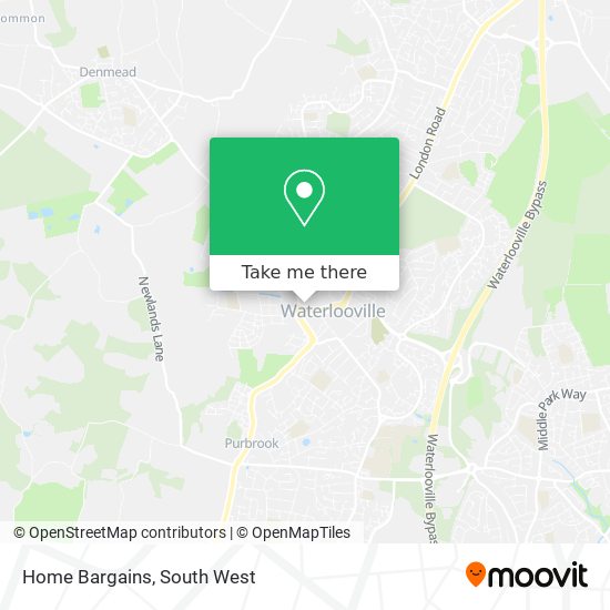 Home Bargains map