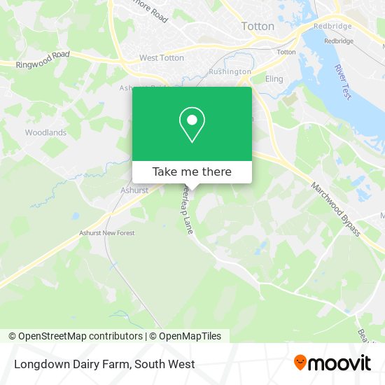 Longdown Dairy Farm map