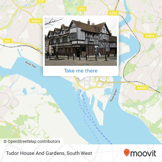 Tudor House And Gardens map