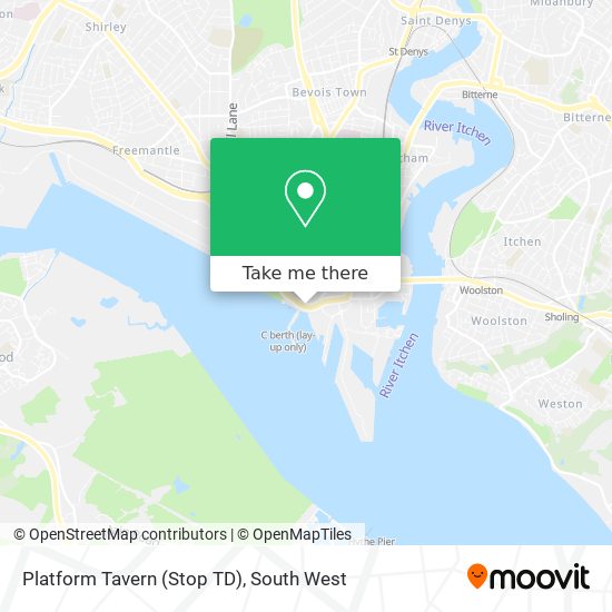 Platform Tavern (Stop TD) map