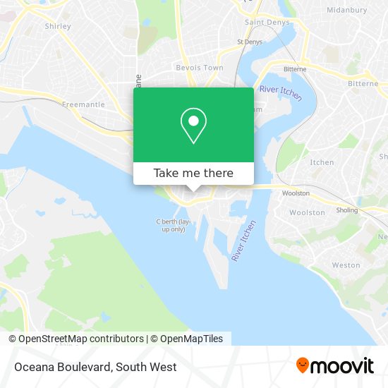 Oceana Boulevard map