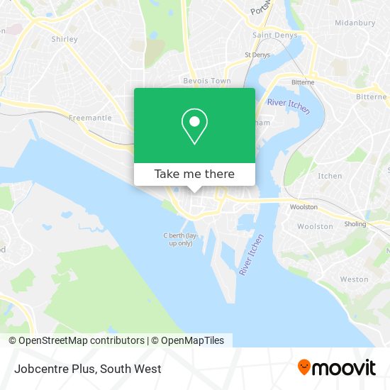 Jobcentre Plus map