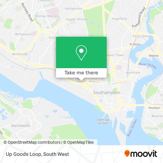 Up Goods Loop map