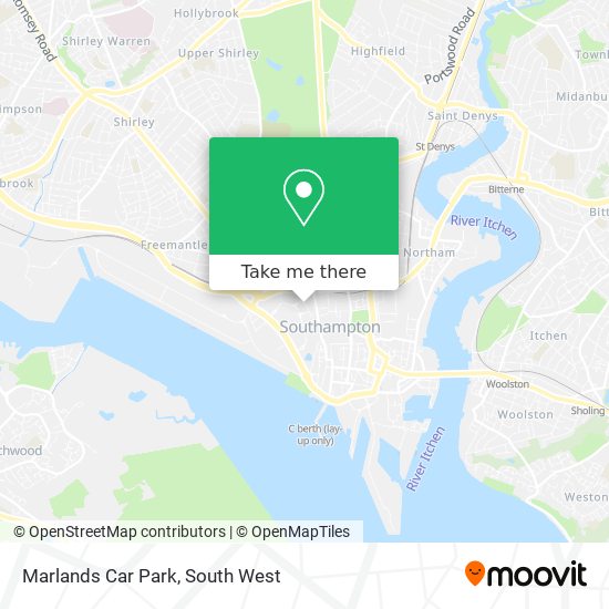 Marlands Car Park map