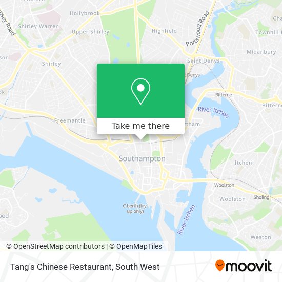 Tang's Chinese Restaurant map