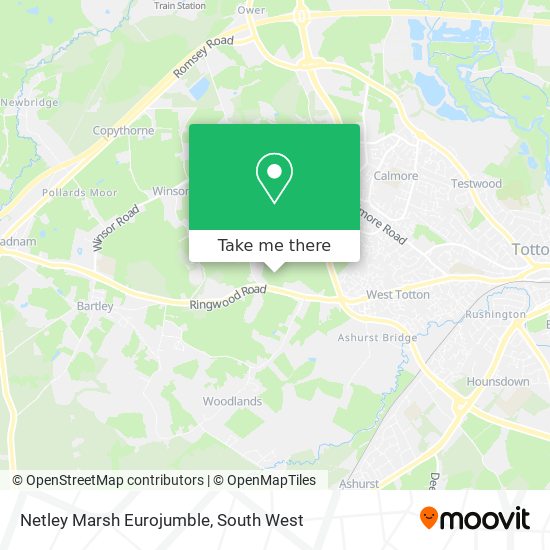 Netley Marsh Eurojumble map