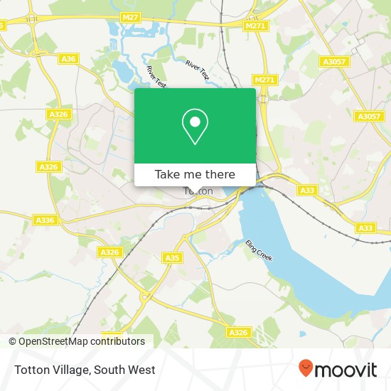 Totton Village map