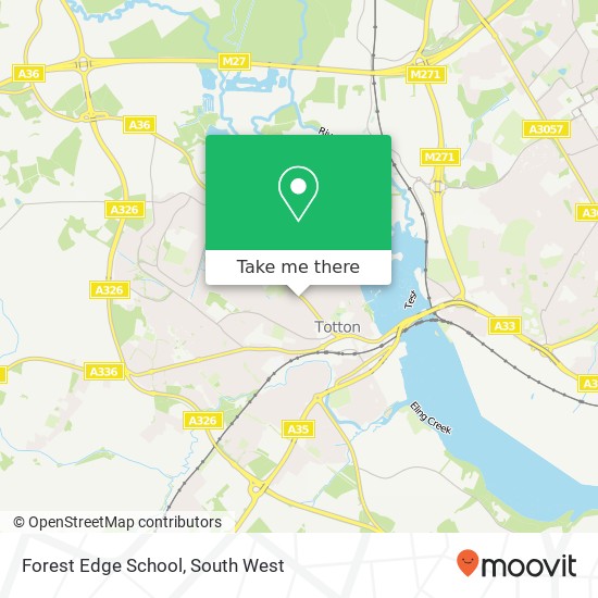 Forest Edge School map