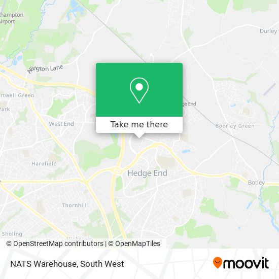 NATS Warehouse map