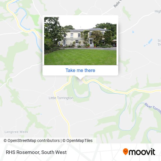 RHS Rosemoor map
