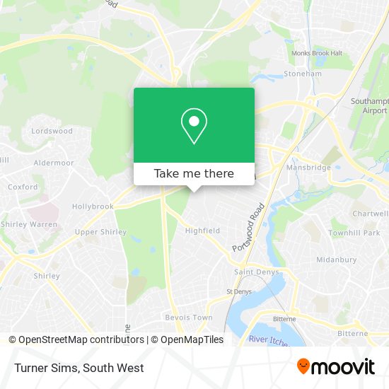 Turner Sims map