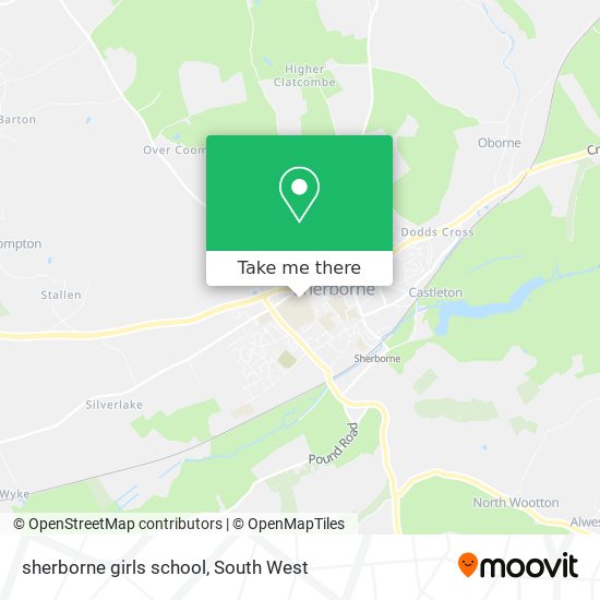 sherborne girls school map