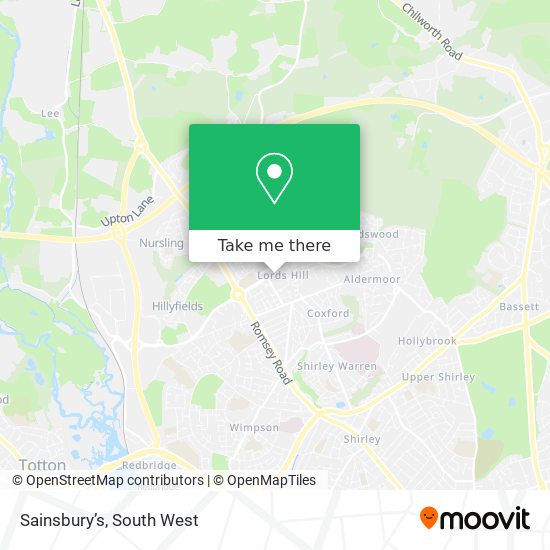 Sainsbury’s map