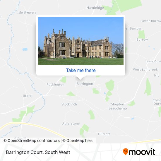 Barrington Court map