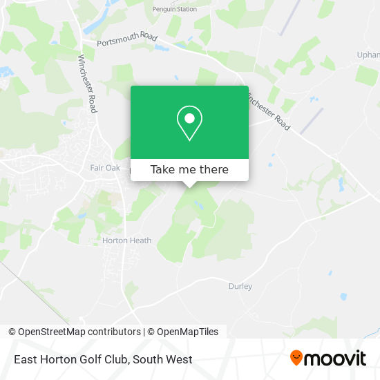 East Horton Golf Club map