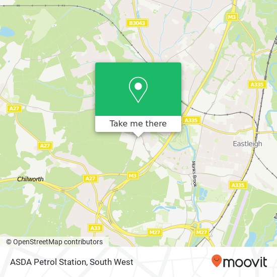 ASDA Petrol Station map