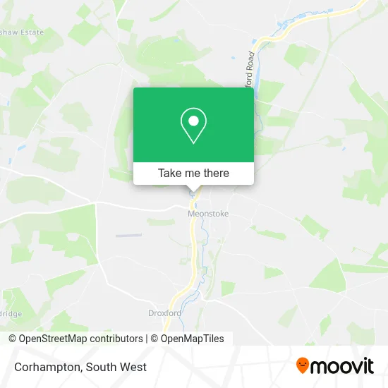 How to Get to Corhampton in Winchester by Bus?
