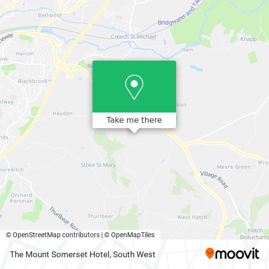 The Mount Somerset Hotel map