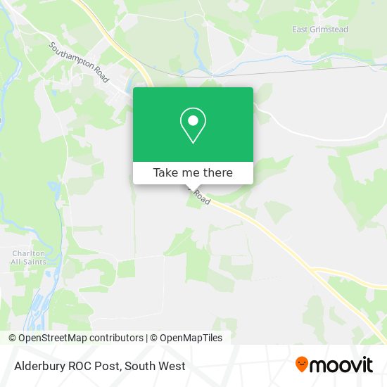 Alderbury ROC Post map