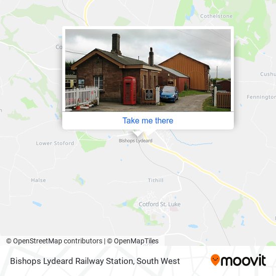 Bishops Lydeard Railway Station map