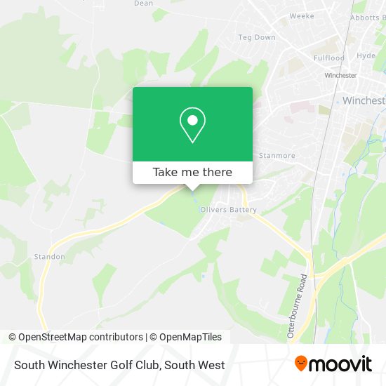 South Winchester Golf Club map