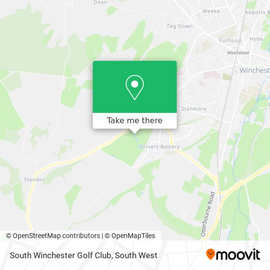 South Winchester Golf Club map