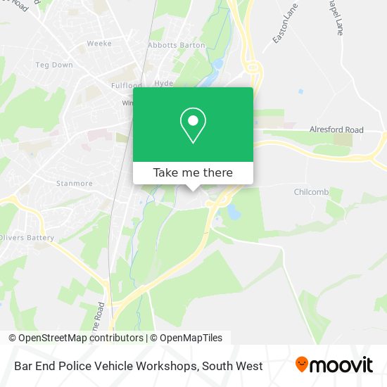 Bar End Police Vehicle Workshops map