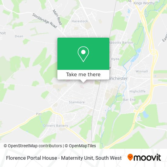 Florence Portal House - Maternity Unit map