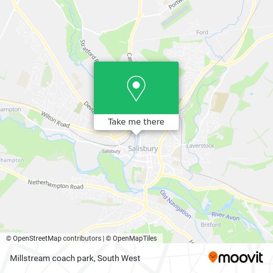 Millstream coach park map