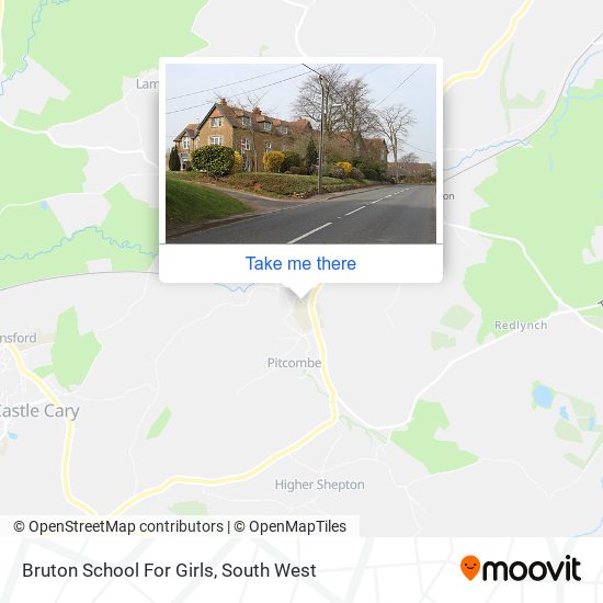 Bruton School For Girls map