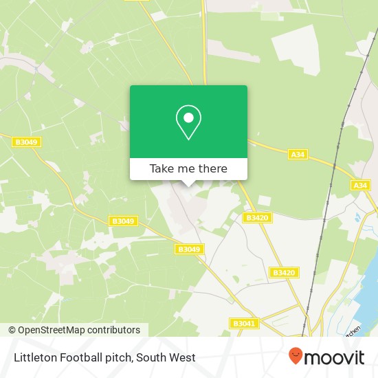 Littleton Football pitch map