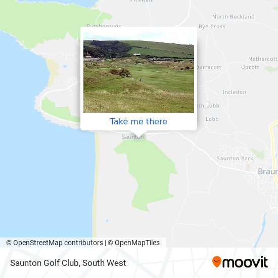 Saunton Golf Club map