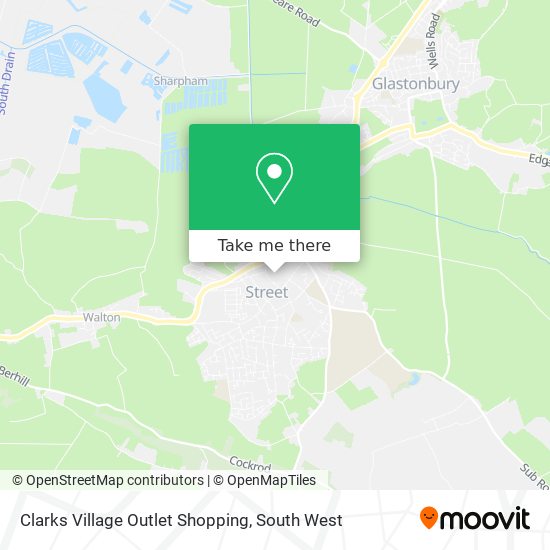 Clarks Village Outlet Shopping map
