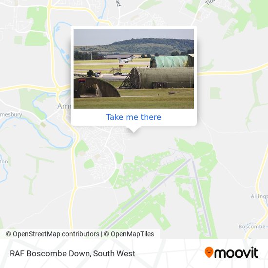 RAF Boscombe Down map